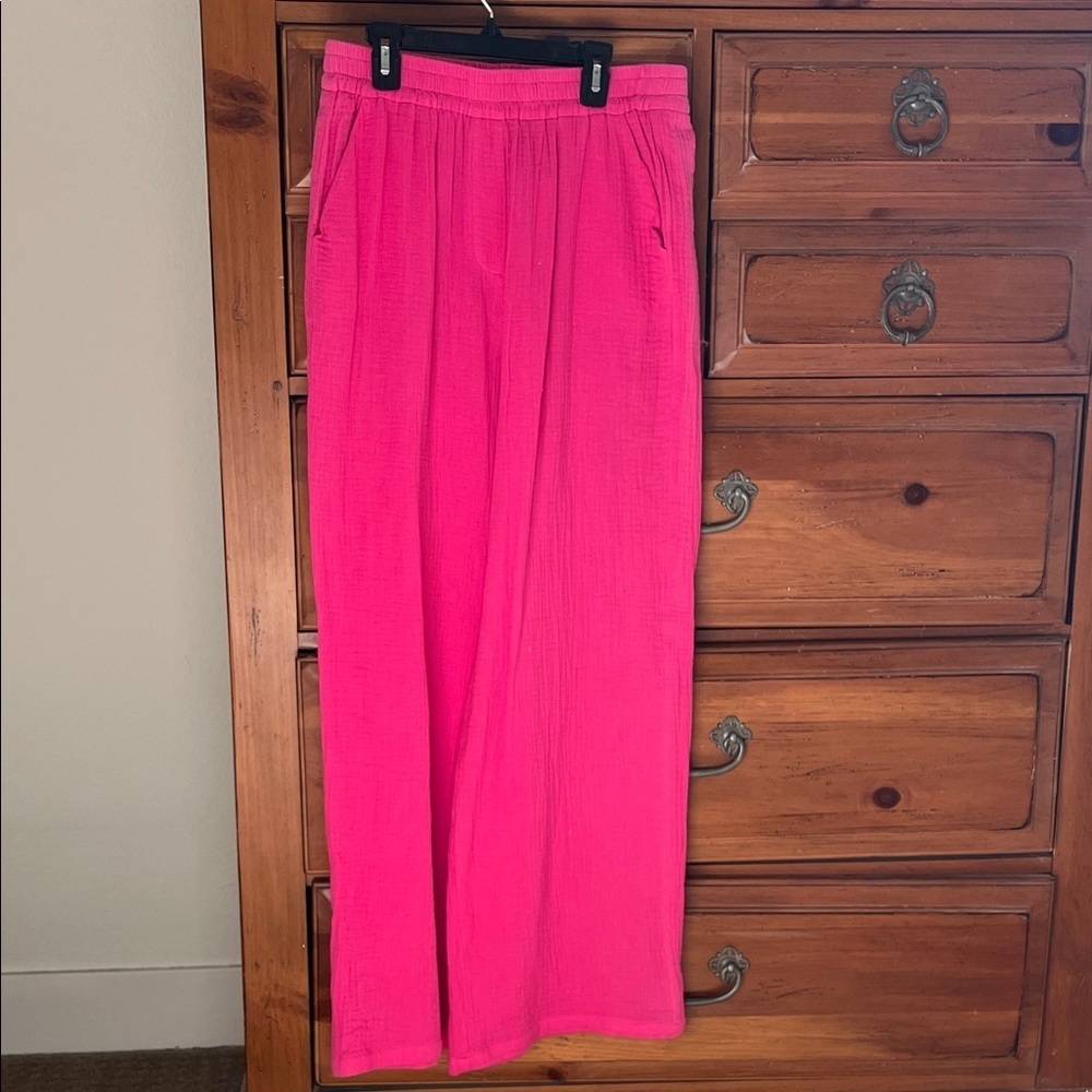 FRNCH Paris Fuchsia Pants Size Large NWT
